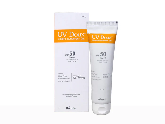 Uvdouxsiliconesunscreengelspf50100G